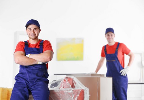 Home removals team planning a move in Chelsfield
