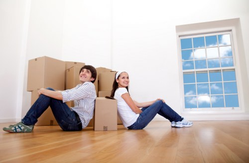 Loading furniture for a house move in Chelsfield
