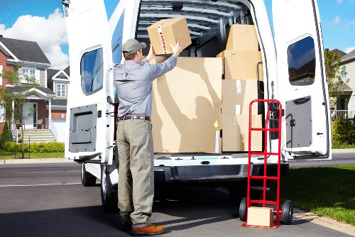 Local moving truck helping with residential and commercial transport in Chelsfield
