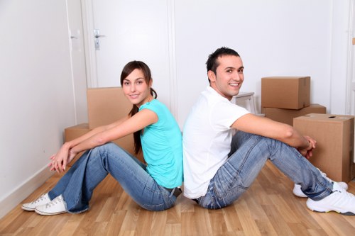 Chelsfield home removals team handling furniture carefully