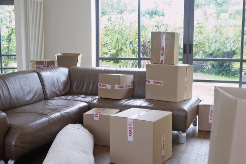 Packed boxes and careful loading for a Chelsfield relocation